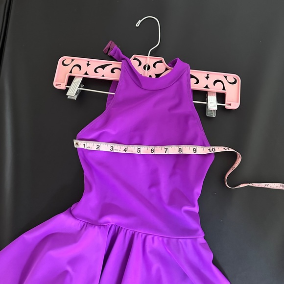 CUSTOM DANCEWEAR Purple Contemporary Costume Dress - Picture 5 of 7